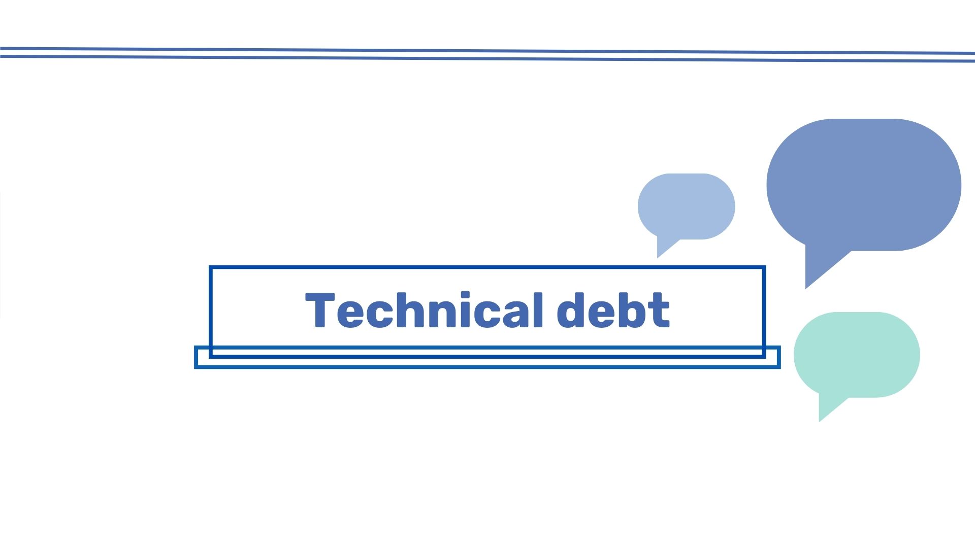 Technical debt